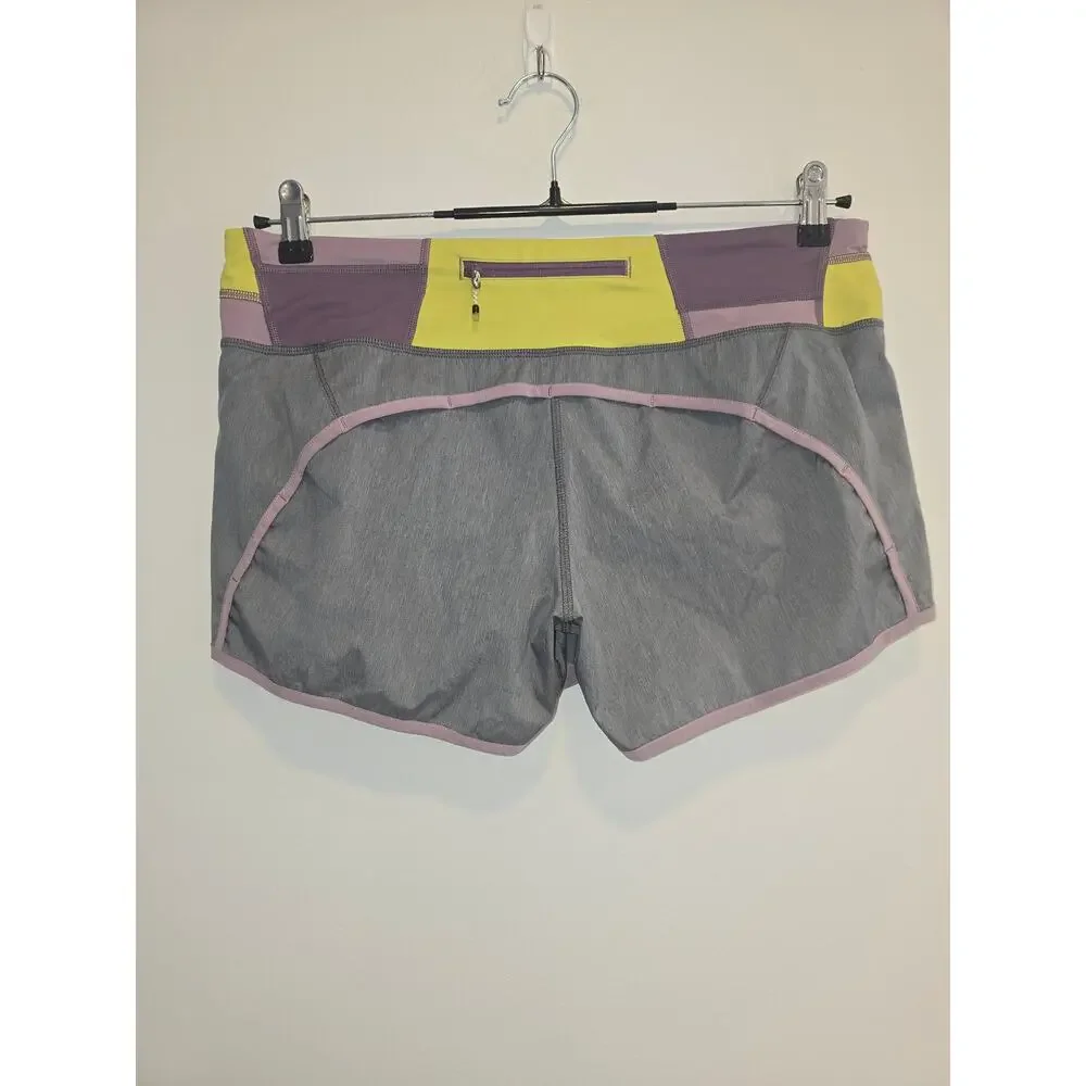 Lululemon Grey Shorts Size 10 Preloved- Great Condition - Picture 4 of 7